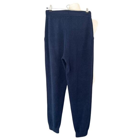 ALO 100% Cashmere Jet Set Joggers, Navy, Small - Picture 4 of 7